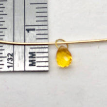 Load image into Gallery viewer, Sapphire 18K Briolette Bead Pendant | Golden Orange | 5x3mm | .56 ct |