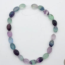 Load image into Gallery viewer, Rare! Carved 14x10mm Oval Fluorite 13" Bead Strand! - PremiumBead Alternate Image 8