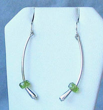 Load image into Gallery viewer, Green Peridot & 925 Sterling Silver Earrings 6487 - PremiumBead Alternate Image 3