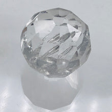 Load image into Gallery viewer, Faceted Quartz Carved Sphere | 23x25mm | Clear | 1 Figurine |