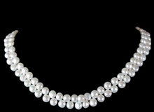 Load image into Gallery viewer, Divine top-Drilled Creamy White Pearl Strand 104762