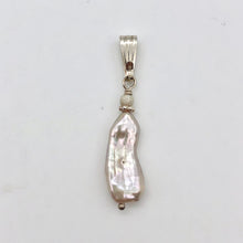 Load image into Gallery viewer, Pink Biwa FW Pearl with Sterling Silver Pendant, 1.5 inches 5082J - PremiumBead Alternate Image 10
