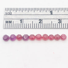 Load image into Gallery viewer, Premium Natural Red Spinel Faceted Roundel Beads | 3mm | 10 Beads |