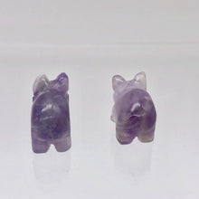 Load image into Gallery viewer, Purple Piggies 2 Hand Carved Amethyst Pig Beads 009274Aml | 22x13x11mm | Purple - PremiumBead Alternate Image 9