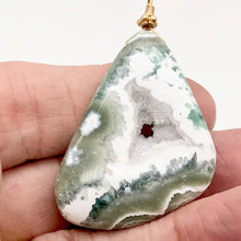 Load image into Gallery viewer, Ocean Jasper 14K Gold Filled Freeform | 2.25 | Green/White/Gold | 1 Pendant