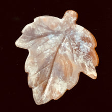 Load image into Gallery viewer, Natural Ocean Jasper Carved Leaf Centerpiece Bead | 46x40x5 mm | 1 Bead |