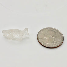 Load image into Gallery viewer, Swimmin' 2 Carved Quartz Fish Koi Carp Beads | 23x11x5mm | Clear