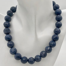 Load image into Gallery viewer, 4 Faceted 14mm Blue Sponge Coral Beads 004658 - PremiumBead Alternate Image 9