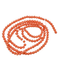 Load image into Gallery viewer, AAA+ Natural Deep Salmon Coral 2mm-3mm Bead 18 inch Strand 102615