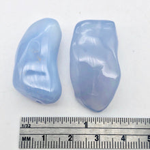 Load image into Gallery viewer, Blue Chalcedony Pendant Beads | 315 Carats | 34x19x9-26x19x8mm | 7 Beads - PremiumBead Alternate Image 6