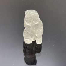 Load image into Gallery viewer, Adorable 1 Carved Rose Quartz Monkey Bead | 20.5x12x11mm | Pink