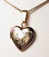 Load image into Gallery viewer, Valentine's Engraved 14Kgf Heart Locket Pendant 10535 - PremiumBead Alternate Image 2