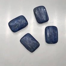 Load image into Gallery viewer, Kyanite Rectangle Chatoyant Beads | 14x10x6 | Blue | 4 Beads |