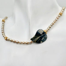 Load image into Gallery viewer, Ocean Jasper Pearl 14K Gold Filled Necklace| 22" |Green/Silver/Gold | 1 Necklace