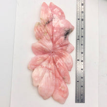 Load image into Gallery viewer, Hand Carved Pink Peruvian Opal Flower Semi Precious Stone Bead | 183.4cts | - PremiumBead Alternate Image 3