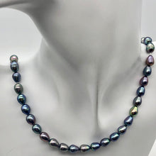 Load image into Gallery viewer, Lavender, Blue, Pink Peacock Satin 16" FW Pearl Strand, 10x6.5 to 8x6mm - PremiumBead Primary Image 1