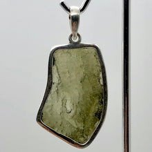 Load image into Gallery viewer, Blue Green Moldavite Pendant 33x22x5mm | 1 3/4" long