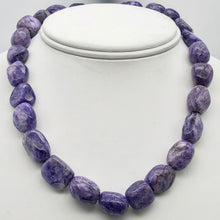 Load image into Gallery viewer, Rare Deep Purple Charoite Nugget Bead Strand - 78 grams 110258J - PremiumBead Alternate Image 4