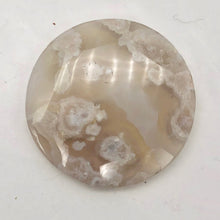 Load image into Gallery viewer, Cherry Blossom Agate Coin | 60mm | Pink White | 1 Pendant Bead |