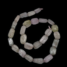 Load image into Gallery viewer, Kunzite 48g Flat Nugget | 17x11x6 to 12x9x5mm | Lavender Green | 26 Strand
