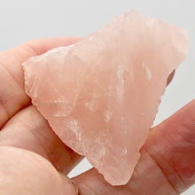Load image into Gallery viewer, Rose Quartz Crystal Specimen - Three Sided Pyramid 46 Grams