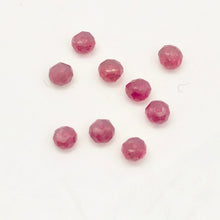 Load image into Gallery viewer, Premium Natural Red Spinel Faceted Roundel Beads | 3mm | 10 Beads |