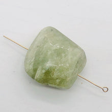 Load image into Gallery viewer, 1 Chatoyant Pale Green Kunzite Faceted Nugget Bead 3363A
