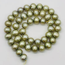 Load image into Gallery viewer, 4 Near Round 9mm Pistachio Ice Green FW Pearl Beads 9981