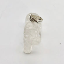 Load image into Gallery viewer, Carved Natural Quartz Bear and Sterling Silver Pendant 509252QZS - PremiumBead Alternate Image 8