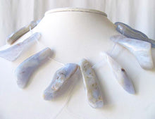 Load image into Gallery viewer, 810cts Natural Blue Chalcedony Bead Strand 110510H - PremiumBead Alternate Image 3