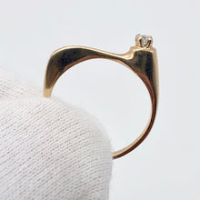 Load image into Gallery viewer, Natural Diamond Solid 14K Yellow Gold Pinky Ring Size 4 1/2 9982Am - PremiumBead Alternate Image 4