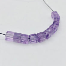 Load image into Gallery viewer, AAA Gorgeous Natural Amethyst Cube Tube Beads | 4x4mm | 12 Beads | 2917 - PremiumBead Primary Image 1