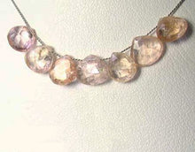 Load image into Gallery viewer, 1 Premium 6x6x4 to 7x7x3.5mm Topaz Faceted Briolette Bead 4077A - PremiumBead Primary Image 1