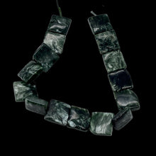 Load image into Gallery viewer, Siberia Russian Seraphinite 13x13mm Bead 7.5 inch Strand 9576HS