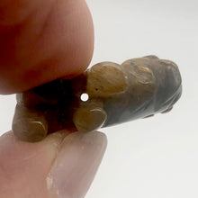 Load image into Gallery viewer, Carved Tiger Eye Buffalo Figurine Worry Stone | 21x14x8mm | Golden - PremiumBead Alternate Image 6