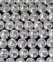 Load image into Gallery viewer, Shimmering Laser Cut Sterling Silver Bead Strand 108597 - PremiumBead Alternate Image 2