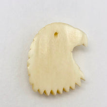 Load image into Gallery viewer, Waterbuffalo Bone Bald Eagle | 25x22x6mm | Cream | 1 Bead - PremiumBead Alternate Image 3
