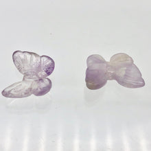 Load image into Gallery viewer, Fluttering 2 Amethyst Butterfly Beads | 21x18x5mm | Purple - PremiumBead Alternate Image 2