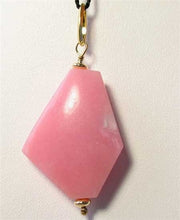 Load image into Gallery viewer, Designer! Pink Peruvian Opal & Vermeil Pendant 509862D - PremiumBead Alternate Image 2