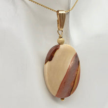Load image into Gallery viewer, Sherbet Mookaite 30x20mm Oval 14k Gold Filled Pendant, 2 inches 506765A - PremiumBead Alternate Image 7