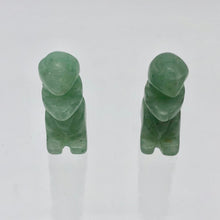 Load image into Gallery viewer, T-Rex Dinosaur 2 Carved Aventurine Tyrannosaurus Rex Beads | 21x18x7.5mm | Green - PremiumBead Alternate Image 6