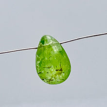 Load image into Gallery viewer, Garnet Grossular Flat Faceted Briolette Pendant Bead| 9x6x4mm (2ct) | Green | 1