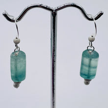 Load image into Gallery viewer, Fluorite Sterling Silver Drop/Dangle Earrings | 1 1/2" Long | Blue | 1 Pair |