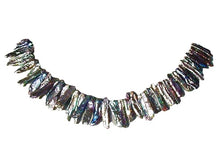 Load image into Gallery viewer, 14 Fabulous Head-Drilled 27x6x2 - 20x5x2mm Biwa-Style Pearls 3925