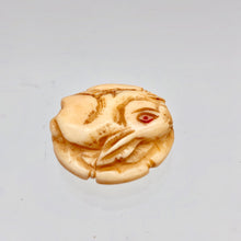 Load image into Gallery viewer, Hand Carved Bunny Rabbit Waterbuffalo Bone Bead | 1 Bead | 20x9mm | 8626 - PremiumBead Alternate Image 2