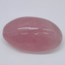 Load image into Gallery viewer, Rose Quartz Oval Meditation Worry Stone | 74x44x32 mm | Pink | 1 Stone |