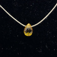 Load image into Gallery viewer, 1 Natural Untreated Yellow Sapphire Faceted Briolette Bead - PremiumBead Alternate Image 4