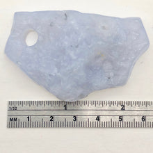 Load image into Gallery viewer, 155cts Blue Chalcedony Natural & Untreated Designer Pendant Bead 10506O - PremiumBead Alternate Image 7