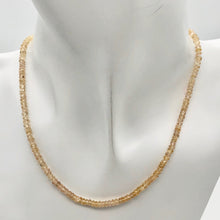 Load image into Gallery viewer, Natural Imperial Topaz Faceted 3mm Roundel Bead 11 inch strand - PremiumBead Alternate Image 5