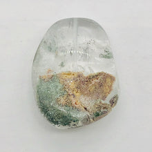Load image into Gallery viewer, Lodalite Quartz Oval Pendant Figurine Bead | Clear Included|1 Bead| 33x27x16 mm|